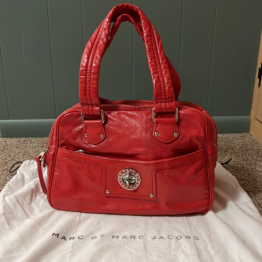 Pink Patent Leather Marc By Marc Jacobs Bag.